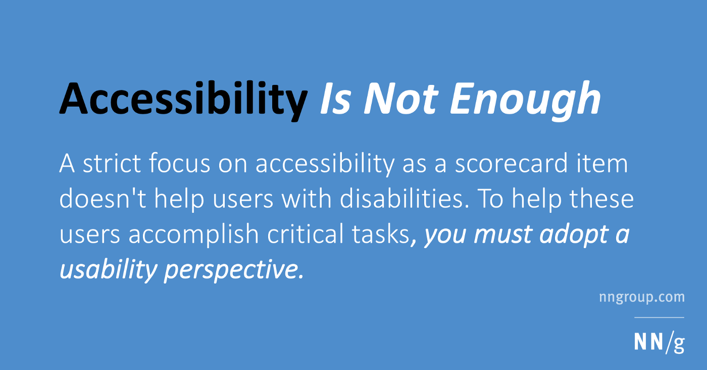 Accessibility Text