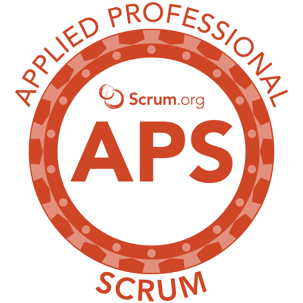 Applying Professional Scrum Logo